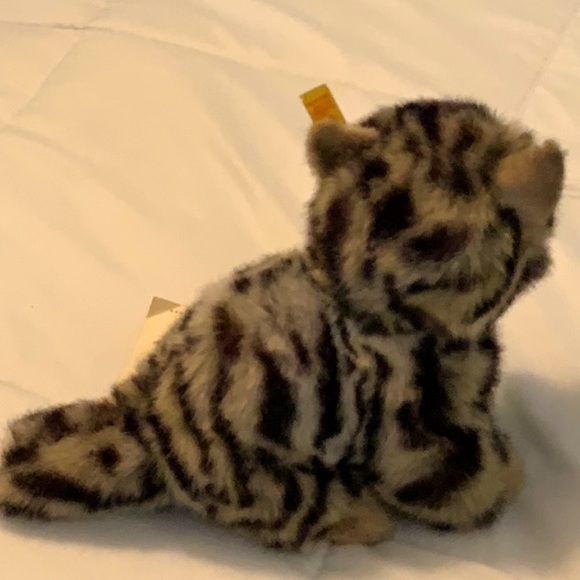 Steiff- Vintage -Cat-Jungkatze 16- 074813- Button in Ear- Perfect Condition - Picture 2 of 11